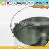 Galvanized Bin Metal Trash Receptacle thumbnail-6