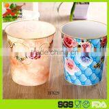 Factory Price Household Pure PP Plastic Round Dust Bin Storage Box thumbnail-1