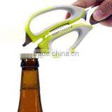 New Style Stainless Steel Soft Grip Handle Kitchen Multifunctional Shears Cabinet Meat Scissors thumbnail-5