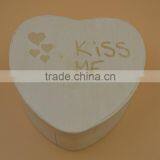 Heart Shape Pine Wood Box|printed Box thumbnail-2