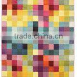 High Quality Nepali Handmade Pompom Rectangular Felt Carpet/Rug thumbnail-1