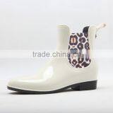 Printed Elastic Women Chelsea Rain Boots Custom Made thumbnail-5