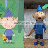 blue hat kids mascot costumes