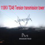 MEGATRO 110KV TD48 Tension Transmission Tower thumbnail-1