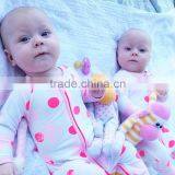 Baby Clothes Summer Hot Sell Polka Dot Printed Cotton Jumpsuit thumbnail-1