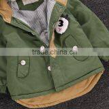 Boys Washed Pure Cotton Windbreaker Coat Kids Snow Sweet Hooded Jacket thumbnail-2