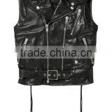 Personalized Latest Design Custom Cheap Lady Leather Vest thumbnail-4