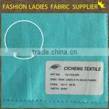 NEW 100% COTTON PRINT CROSS HATCH LADIES TROUSERS BAGS LINEN/CTN SOLID FABRIC thumbnail-1