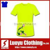 2017 Womens Fashion Polyester o Neck Soft Tee Shirt Made in China thumbnail-1