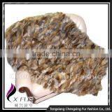 CX-D-89 Home Decora Patchwork Fox Fur Throw/ Fur Blanket/Fur Rug thumbnail-2