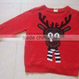 High Quality New Design Pullover Reindeer Christmas Kids Knitwear 2017 (BKN5315) thumbnail-1