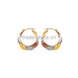 Simply Unique Gold Plated Hoop Earrings thumbnail-1