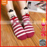 Wholesale China custom knitted winter funny christmas sock
