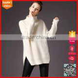 New cashmere jumpers solid color blended cashmere sweater women