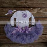 Baby Boutique Clothing Long Sleeve Shirt and Chiffon Pettiskirt Set Pettiskirts Tutu thumbnail-3