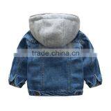 Zm40646b Wholesale Top Products Printing Zippered Hoodie New Model Children Jeans Coats thumbnail-2