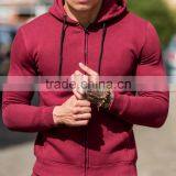 Latest Design Tracksuit for Men/China Custom Cotton Slim Fit Fleece Plain Tracksuit thumbnail-2