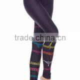 Custom Sublimation Printed Colorful Tight Womens High Wholesale thumbnail-3