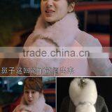 15colors Real Fox Fur Scarf 95x15cm Women Fashionable Winter Fluffy Natural Genuine Fur Scarfs Shawls Luxury Neckwarmer thumbnail-2