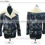 2015 Fashion Show Style Real Merino Sheep Fur Coat Women Sheep Shearing Fur Jacket Winter Thick Sheep Fur thumbnail-6