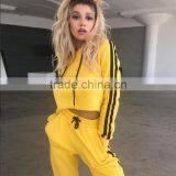 Latest Fashion Clothing Streetwear Sportswear Plain Hoodies Long Pants 2 Piece Set Tracksuit thumbnail-3