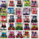 Hottest Selling 3D Cute Design Baby Ribbed Top Skidders Shoe Socks Made in China thumbnail-6