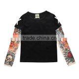 S17494A New Tattoo Sleeve Boys T Shirt Spring Autumn Children Clothes thumbnail-4