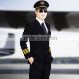 Juqian OEM Tailor Made Good Looking Mens Airline Pilot Uniform Pilot Military Uniform thumbnail-1