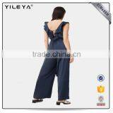 2017 Summer Fashion Long Floral Sexy Women Jumpsuit thumbnail-5