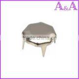 High Quality 100 Sets Silver Tone No Sew Open Ring Snap Press Fastener Metal Buttons thumbnail-4