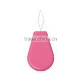 Fuchsia Teardrop Shaped Steel Bow Wire Needle Threader Stitch Insert Tool For Hand &Machine Sewing thumbnail-1
