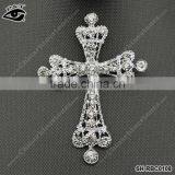 2013 New Design Cross Design Rhinestone Brooch for Bridal thumbnail-1