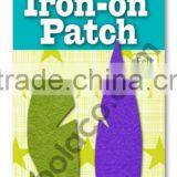 Mini Iron on Felt Patch Colorful Leaves Fashion Accessories