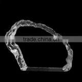 Optic Crystal Glass Blank Iceberg For Souvenirs Office Decoration JKC-0060 thumbnail-4