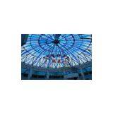 Colored Flat / Curved Tempered Glass For Skylight Decorative CE thumbnail-1