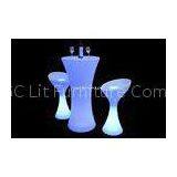 LED Lighting Cocktail Table / 100-240V Outdoor Furniture for Party & Exhibition thumbnail-1