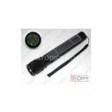 Bright CE 178*35mm Aluminum Alloy 2V / 120MA Solar LED Flashlight For Travelling And Hiking