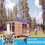 Small and cheap wooden log cabin prefab house