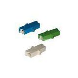 E2000 Fiber Optical Adapters PC / UPC / APC Plastic  For Telecommunications Networks