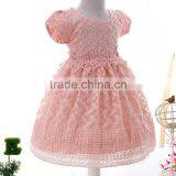 Good Quality Flower Embroidery Latest Net Designs Novel Fashion Baby Dress New Style thumbnail-4