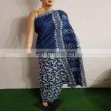 Indian Design Wholesale Hand Block Printed Saree thumbnail-1