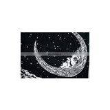 HANDICRAFTOFPINKCITY Moon Print Tapestry Indian Mandala Tapestry Hippie Wall Hanging Throw Twin Bedspread thumbnail-2