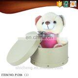 Kraft Paper Round Hat Box Wholesale thumbnail-4