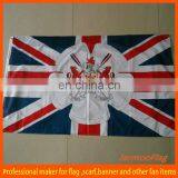 Polyester Printed 1x2M UK Custom Flag for Handing or Pole