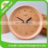 Landscape Process Solid Wood Concave Desk Clock Alarm Clock thumbnail-1