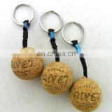Custom Cheap Promotional Printing Foam Floating Cork Keychain thumbnail-3