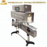 Semi-automatic Juice Bottle Label Sleeve Pet Bottle Cap / Pipe Shrink Wrap / Wrapping Machine thumbnail-4