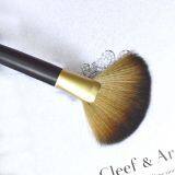 Individual Customize Synthetic Hair Fan Brush Makeup Brush thumbnail-2