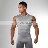 Bodybuilding Fitness Custom Logo Printing Design Mens Gym Men Cotton Polyester Tank Tops thumbnail-5