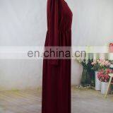 Women Girls Mommy and me Solid Color Jersey Fabric Knitted Maxi Long Sleeve Fall Dresses (this Link for Girls,1-10years) thumbnail-5